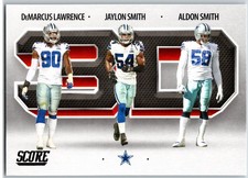 #3D11 Aldon Smith/DeMarcus Lawrence/Jaylon Smith,  2021 Panini Score 3D Base