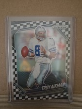 2025 Prizm Football Troy Aikman Black&White Checker Board Prizm  Sp. Cowboys