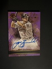 2016 Topps Legacies Jeff Bagwell Auto Purple /50