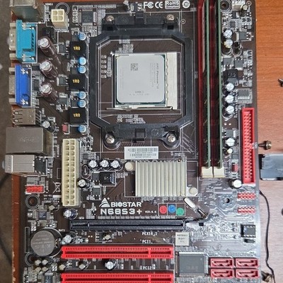 BIOSTAR N68S3+ Ver 6.0 MicroATX AM3 DDR3 Motherboard VGA RJ-45 PCIe x16