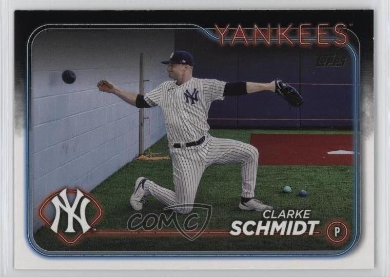 2024 Topps Series 1 Image Variation Golden Mirror SSP Clarke Schmidt #264 0e3u