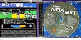 NBA 2K1 &ndash; Sega Dreamcast (2000, U.S. Release) &ndash; CIB