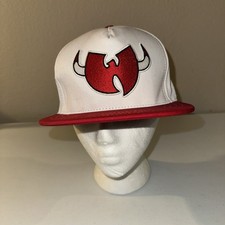 Vintage 90s Wutang Clan x Chicago Bulls Snapback Hat Made in USA WU-TANG