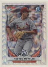 2014 Bowman Draft Chrome Silver Wave Refractor 5/25 Andrew Morales #CDP76 06z2