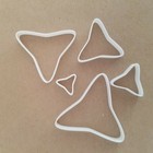 Inverted Triangle Shape Mini Fondant Cutter Small Sugarcraft Icing Tiny Sharp
