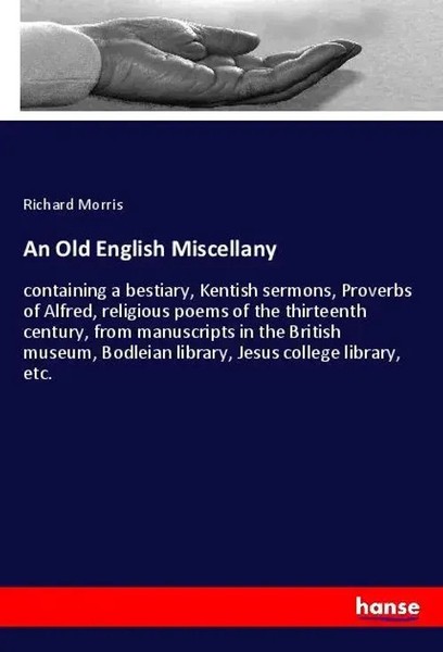 An Old English Miscellany Richard Morris Taschenbuch 328 S. Englisch 2019-image
