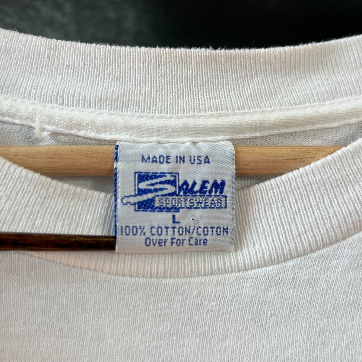 Vintage 1992 Olympics USA Basketball Team Salem White T-shirt Sz L