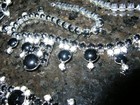 Women's Jewelry Jet Black, Clear & Silver Earrings Bracelet Necklace Your Gain — photo 10