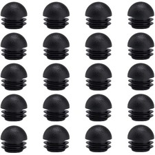 20PCS 19 mm 3/4 Inch Plastic End Caps Plugs Chair Leg Inserts, Round Tube I...