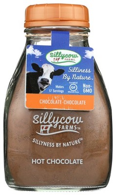 Double Chocolate Hot Drink Mix By Sillycow Farms 16.9 Oz