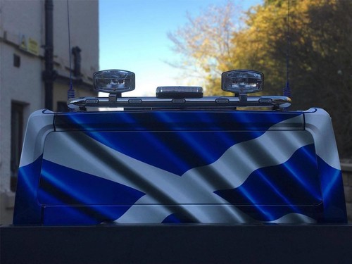 Barra de techo trasera + baliza ámbar + 3 LED de función para Ford Transit MK9 2021+ furgoneta - Imagen 8 de 11