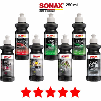 Sonax PROFILINE Politur Schleifpolitur Glanz Anti-Hologramm Finish Glass 250ml