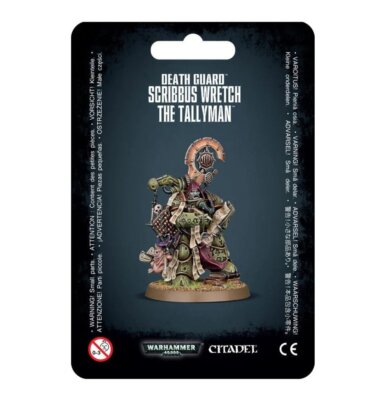 Warhammer 40K: Death Guard Scribbus Wretch the Tallyman New 40,000