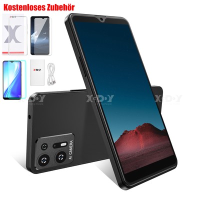NEU Android Smartphone 6'' Handy Ohne Vertrage 4G Dual SIM Quad Core 2GB+16GB GPS