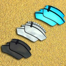3 Pairs Polarized Lenses Replacement for-Smith Parallel D-Max-Black Silver Blue