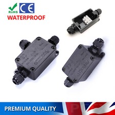 Waterproof IP66 Junction Box Underground Line Electric Cable Gland Connector UK