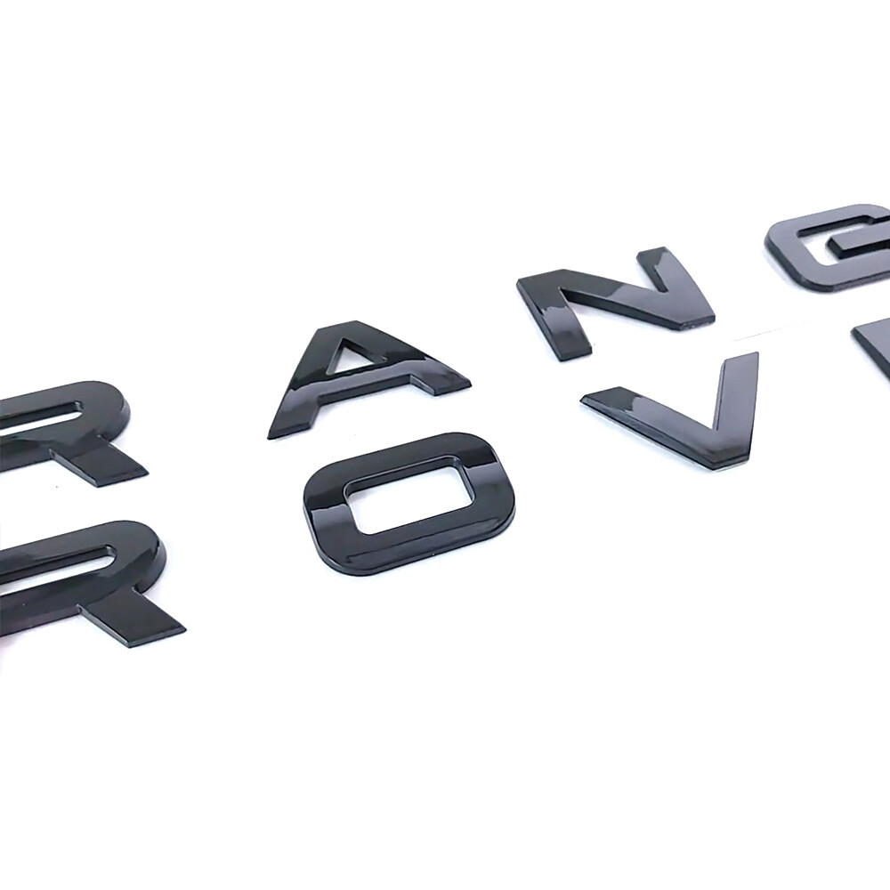 2x 3D Gloss Black Front Hood&Tailgate Letter For Range Rover Sport ...