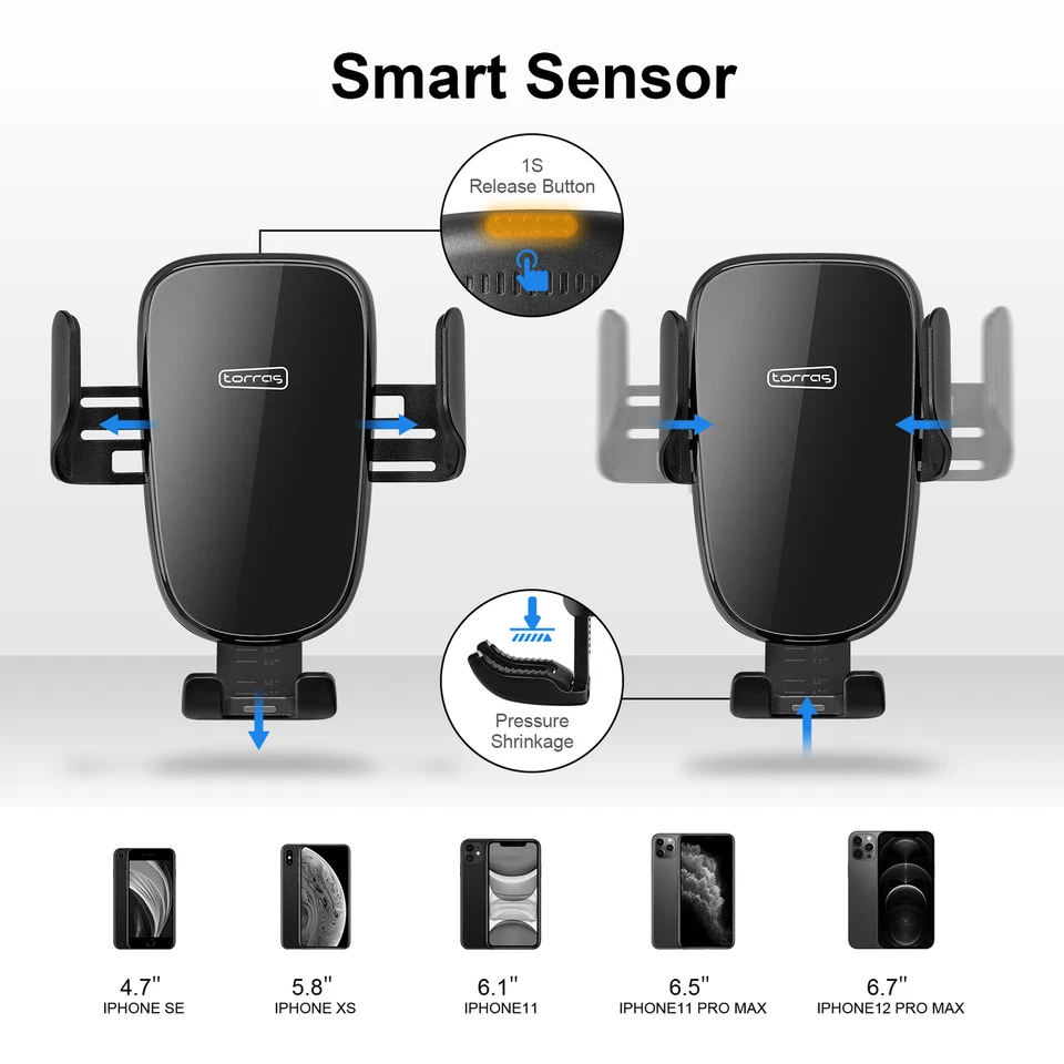 Soporte de teléfono cargador de sujeción automática apto para Harley Touring Dyna Foto 3 de 4
