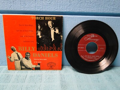 Billy Daniels Torch Hour EP 45 RPM Picture Sleeve -EXTRA 45s SHIP FREE