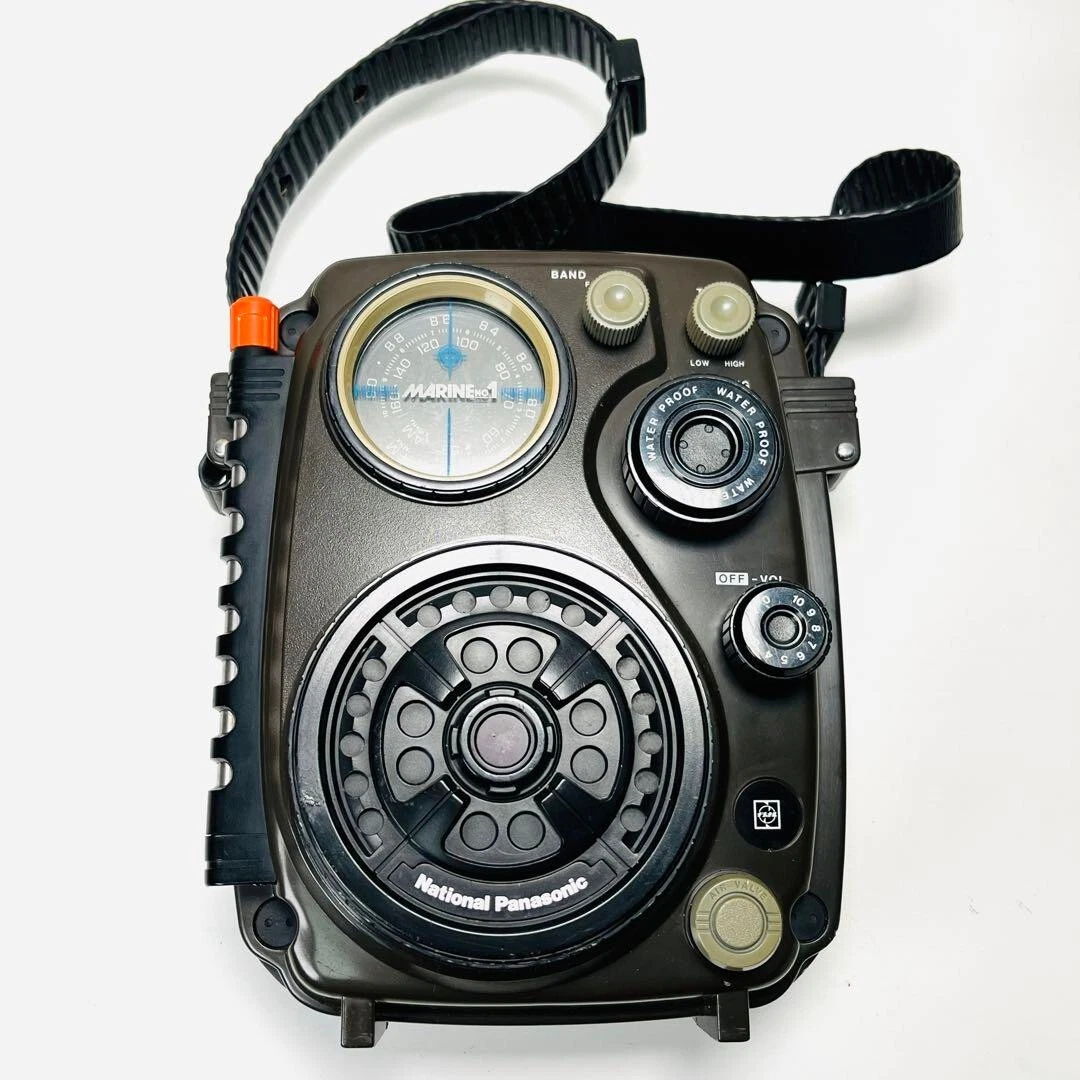 希少 ナショナル レトロ家電 防水ラジオ マリン1号 RF-622