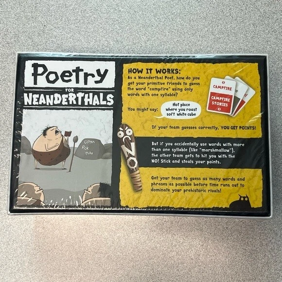 Poetry for Neanderthals Card Game from Exploding Kittens 2+ Players Ages 7+ - Image 4 of 4