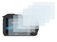 Nikon Coolpix AW130 Camera, 6 x Transparent ULTRA Clear Camera Screen Protector