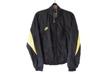 Vintage NIKE Premier Track Jacket Full Zip Size S black 90s sportswear