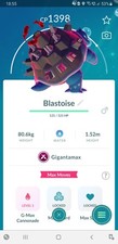  Non Shiny Gigantamax Blastoise (Gigadynamax ...