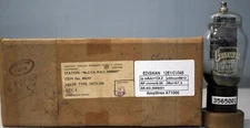 12E1 CV345 EDISWAN Dual CUP Getter Amplifier Tubes Amplitrex tested #3565001