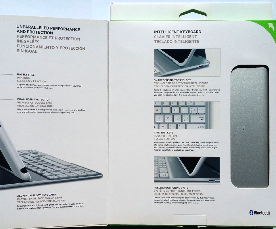 Brand New Sealed Belkin QODE Ultimate Keyboard Case iPad Air 1st Gen - Silver - Image 4 of 4