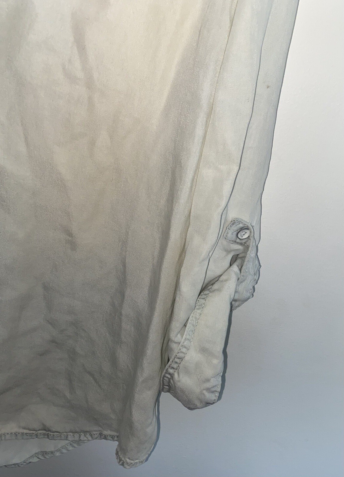 HALOGEN Denim Button Up Size Medium - image 4