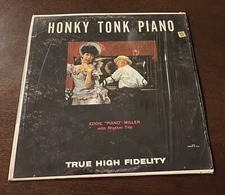 Eddie "Piano" Miller With Rhythm Trio* - Honky Tonkin' (LP)