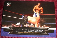 2015 TOPPS WWE ROAD TO WRESTLEMANIA CLASSIC MATCHES #2 HONKY TONK MAN NM-MT+