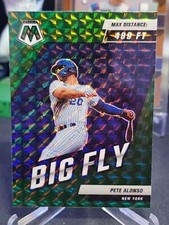 Pete Alonso Big Fly 2022 Panini Mosaic Baseball - Insert Green Prizm #BF-7 Mets