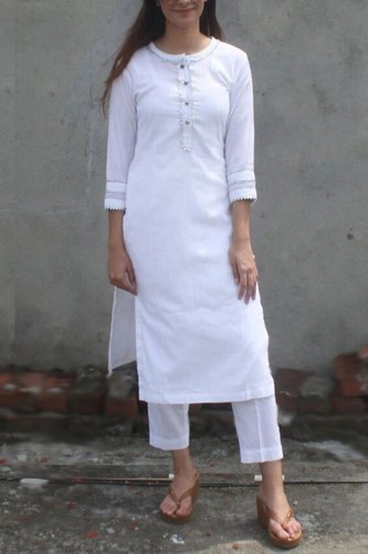 Bridal Wear White Kurta Pant Salwar 