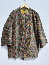 Indian Cotton Jungle Print Kimono, Night Wear Women Tunic Gown Tops Robe
