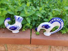 Coppia Gallo Gallina Ceramica Ussr ( Unione Sovietica )
