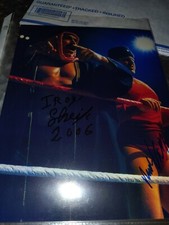 The Iron Sheik Nikolai Volkoff Signed 8x10 Wwe Wwf WrestleMania Tag Champs