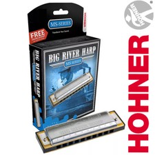 Hohner MS-Series 590BX-C Big River Harp Harmonica Key of C MADE in GERMANY