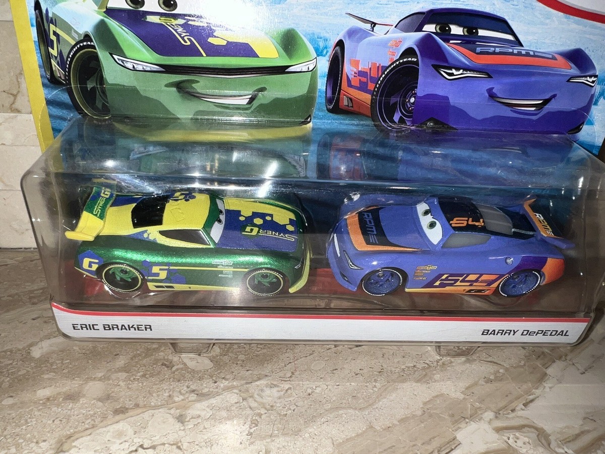 Disney Pixar Cars Eric Braker & Barry DePedal Next Gen PIston Cup