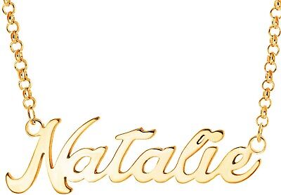 Natalie - Gold Name Necklace 