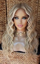 Ombre Highlight Blonde 13x4 Lace Front Wig 100 Human Hair Wig for Women