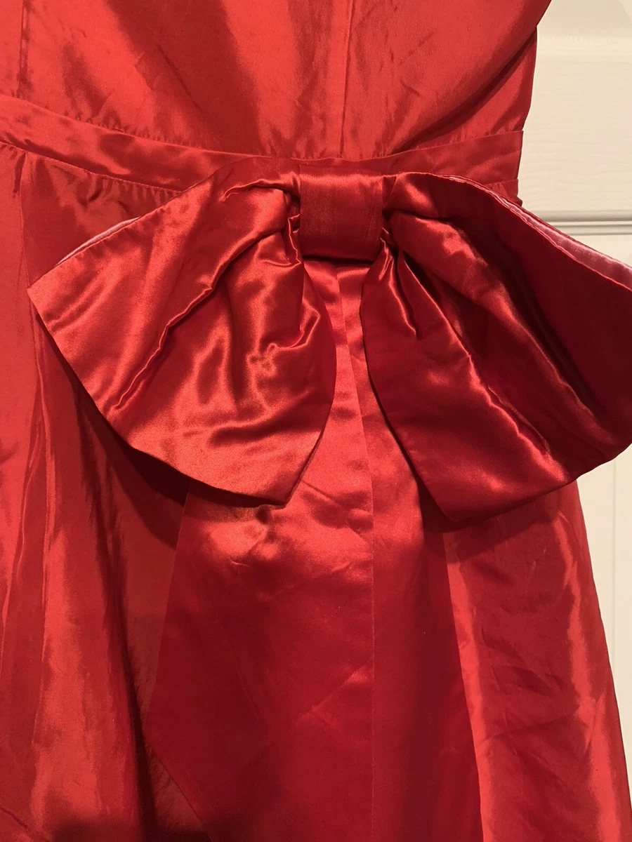 The Annie Dress By Target Red Pink With Removable Bow Child Size