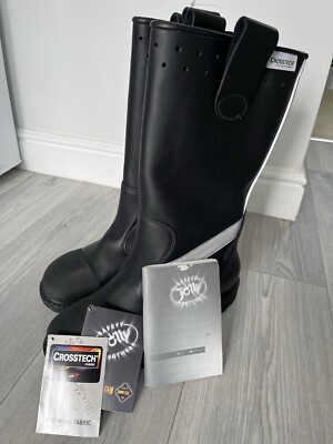 Essex county fire rescue service Firefighters leather Boots Jolly Size