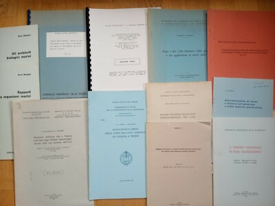 LOT 14 WISSENSCHAFTLICHE VERÖFFENTLICHUNGEN OZEANOGRAPHIE LIMNOLOGIE THALASSOGRAPHIE MEER