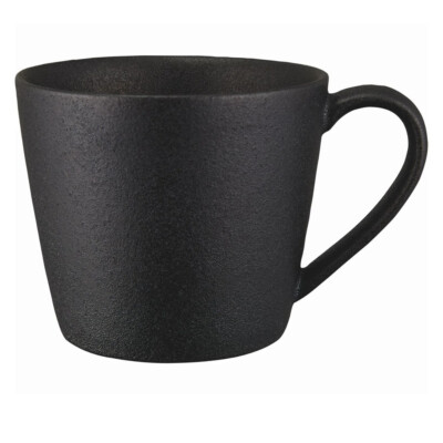 Maxwell & Williams AX0594 CAVIAR BLACK Becher 420 ml kegelförmig, Porzellan
