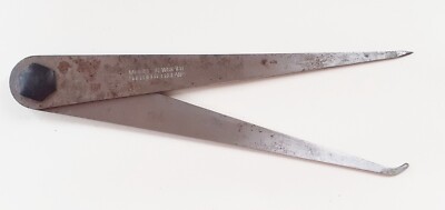 Vintage Moore & Wright Messschieber Teiler Oddlegs innen außen 61/2 Zoll 16,3 cm Sheffield