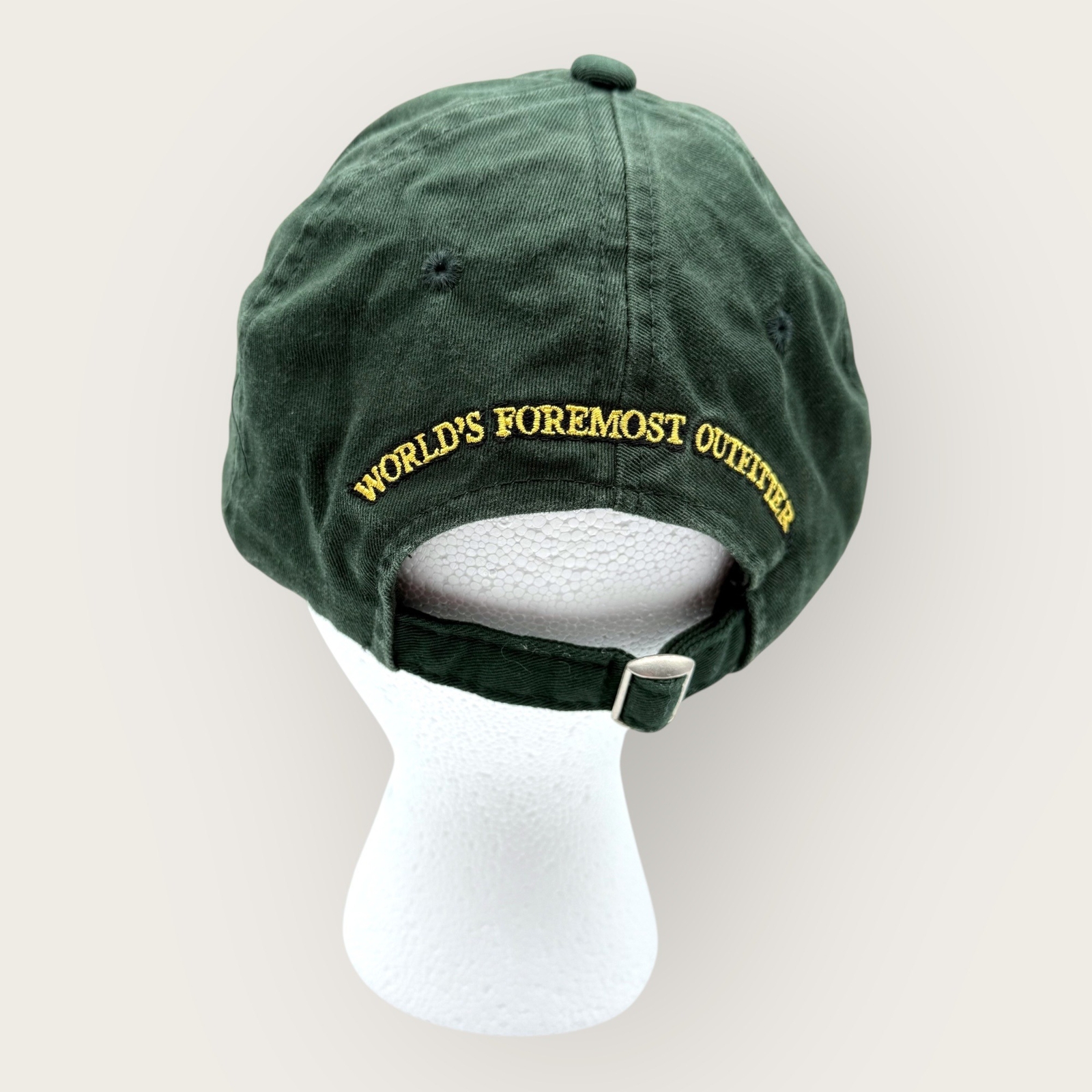 Cabelas Green Adjustable Strapback Hat Cotton Emb… - image 3