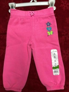 bright pink sweatpants