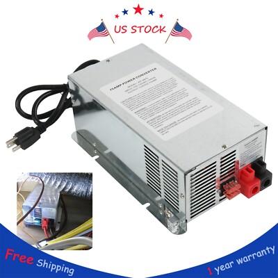 DC Auto Detect Deckmount Converter Charger WF-9800 For WFCO WF-9875-AD-CB 75 Amp